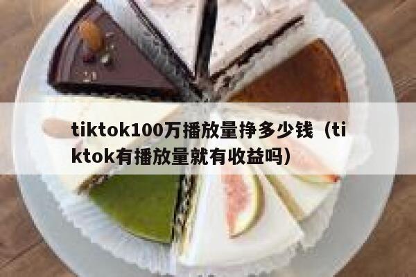 tiktok100万播放量挣多少钱（tiktok有播放量就有收益吗） 第1张