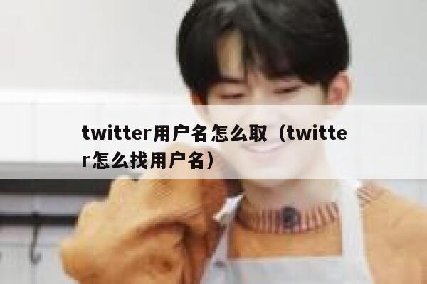 twitter用户名怎么取（twitter怎么找用户名） 第1张