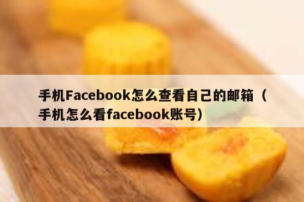手机Facebook怎么查看自己的邮箱（手机怎么看facebook账号） 第1张