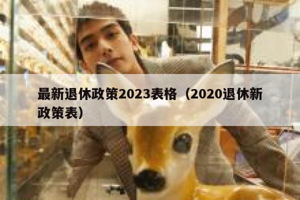 最新退休政策2023表格（2020退休新政策表） 第1张