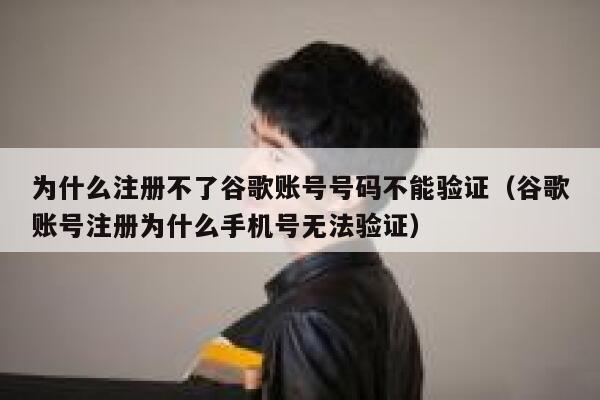 为什么注册不了谷歌账号号码不能验证（谷歌账号注册为什么手机号无法验证） 第1张