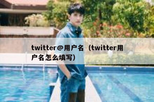 twitter@用户名（twitter用户名怎么填写） 第1张