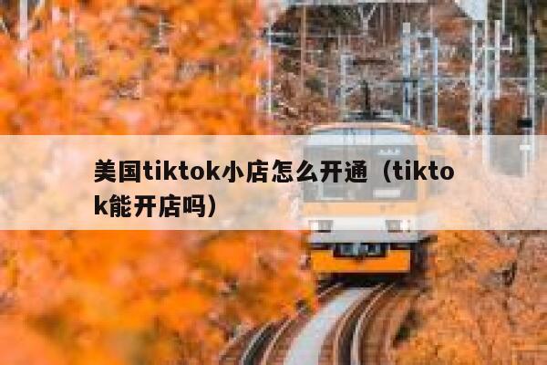 美国tiktok小店怎么开通（tiktok能开店吗） 第1张