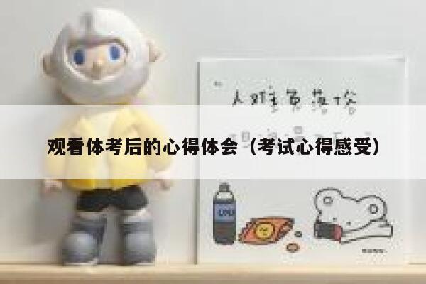 观看体考后的心得体会（考试心得感受） 第1张