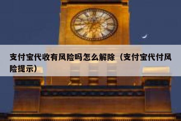支付宝代收有风险吗怎么解除(支付宝代付风险提示) 第1张 支付宝代收有风险吗怎么解除(支付宝代付风险提示) 第1张