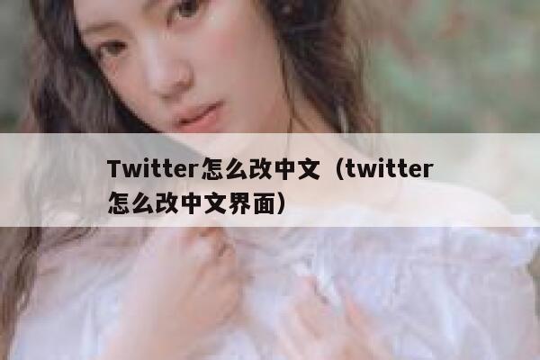 Twitter怎么改中文(twitter怎么改中文界面) 第1张 Twitter怎么改中文(twitter怎么改中文界面) 第1张