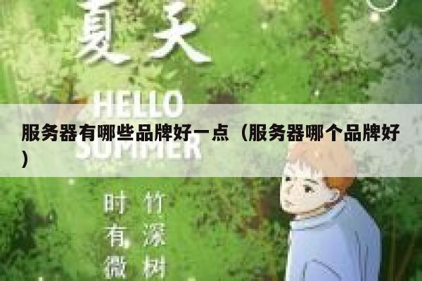 服务器有哪些品牌好一点（服务器哪个品牌好） 第1张
