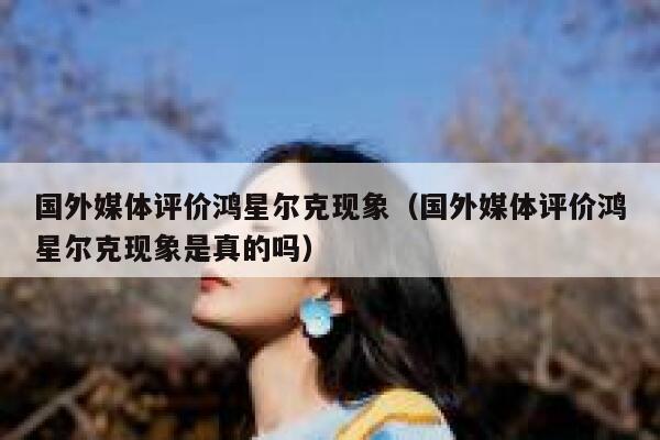 国外媒体评价鸿星尔克现象(国外媒体评价鸿星尔克现象是真的吗) 第1张 国外媒体评价鸿星尔克现象(国外媒体评价鸿星尔克现象是真的吗) 第1张
