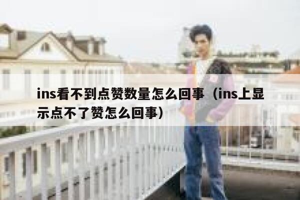 ins看不到点赞数量怎么回事（ins上显示点不了赞怎么回事） 第1张