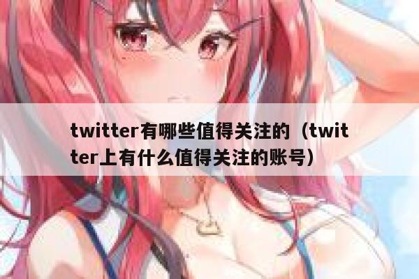 twitter有哪些值得关注的（twitter上有什么值得关注的账号） 第1张