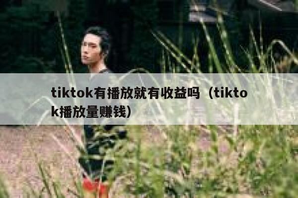 tiktok有播放就有收益吗(tiktok播放量赚钱) 第1张 tiktok有播放就有收益吗(tiktok播放量赚钱) 第1张