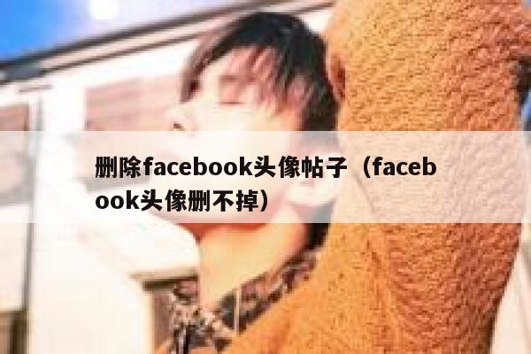 删除facebook头像帖子（facebook头像删不掉） 第1张