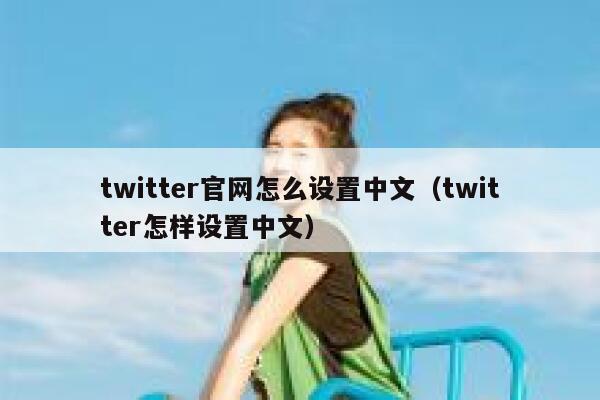 twitter官网怎么设置中文（twitter怎样设置中文） 第1张