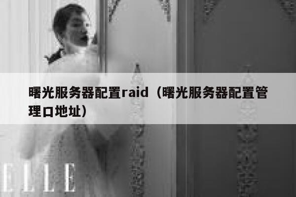 曙光服务器配置raid（曙光服务器配置管理口地址） 第1张