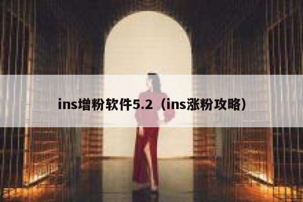 ins增粉软件5.2（ins涨粉攻略） 第1张