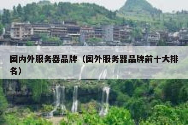 国内外服务器品牌（国外服务器品牌前十大排名） 第1张