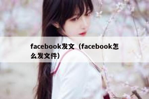 facebook发文（facebook怎么发文件） 第1张