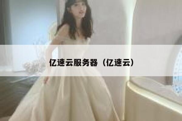 亿速云服务器（亿速云） 第1张