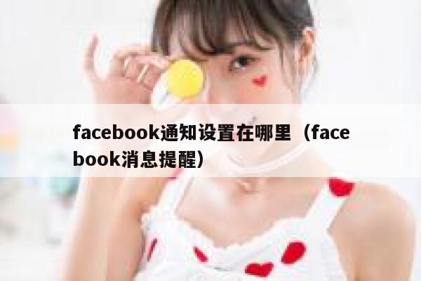 facebook通知设置在哪里（facebook消息提醒） 第1张