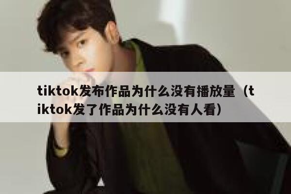 tiktok发布作品为什么没有播放量（tiktok发了作品为什么没有人看） 第1张