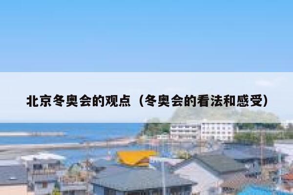 北京冬奥会的观点（冬奥会的看法和感受） 第1张