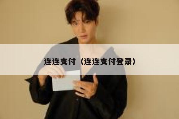 连连支付（连连支付登录） 第1张