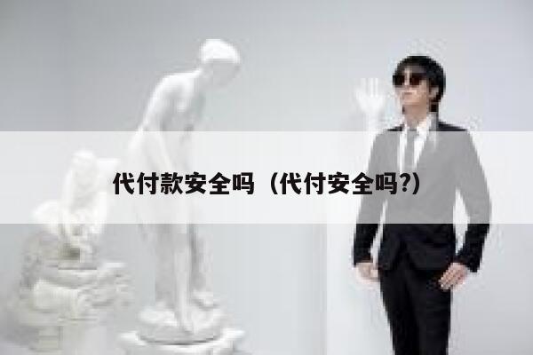 代付款安全吗（代付安全吗?） 第1张