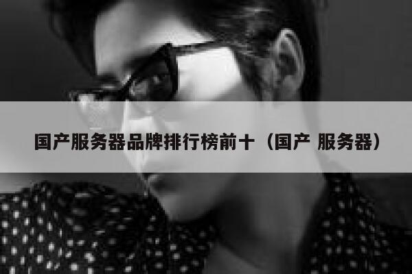 国产服务器品牌排行榜前十（国产 服务器） 第1张