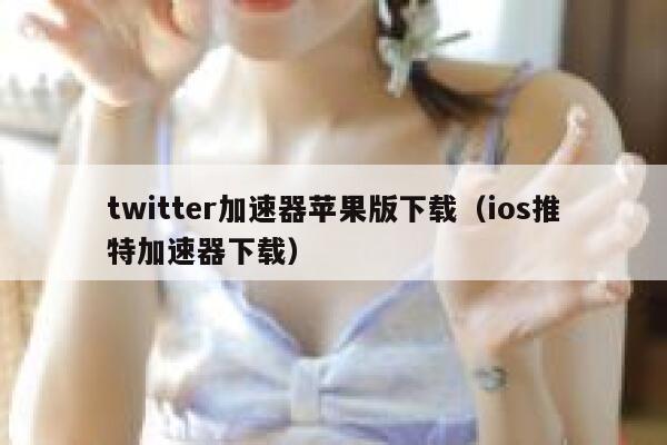 twitter加速器苹果版下载（ios推特加速器下载） 第1张