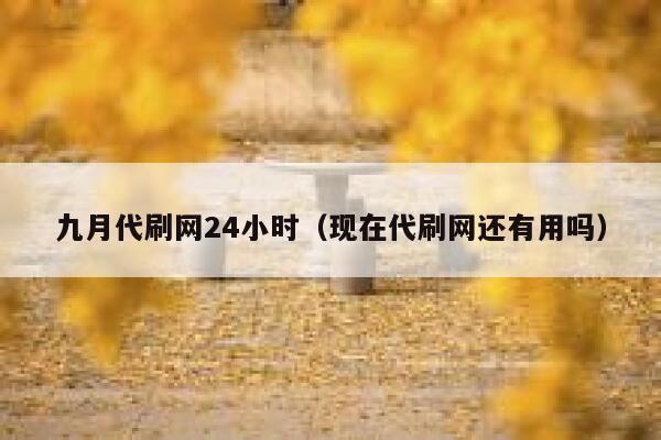 九月代刷网24小时（现在代刷网还有用吗） 第1张