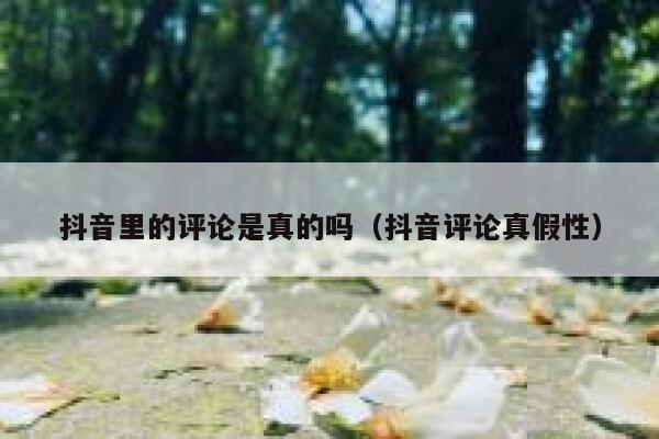 抖音里的评论是真的吗（抖音评论真假性） 第1张