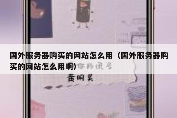 国外服务器购买的网站怎么用（国外服务器购买的网站怎么用啊） 第1张