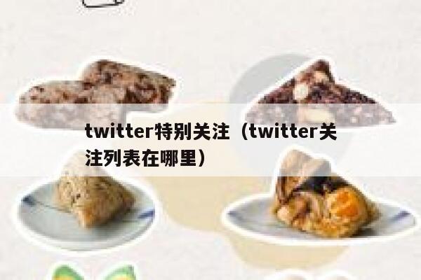 twitter特别关注（twitter关注列表在哪里） 第1张