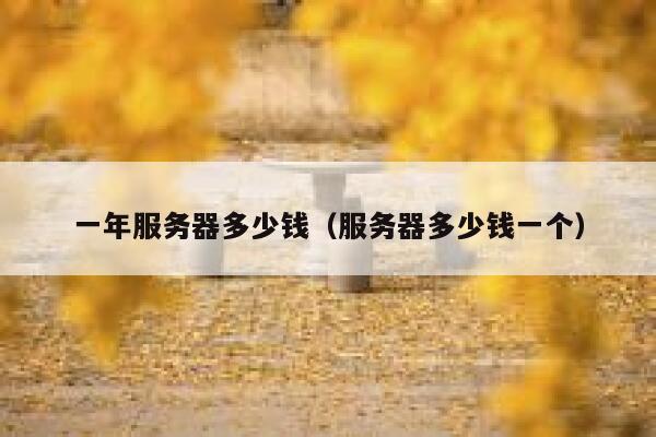一年服务器多少钱（服务器多少钱一个） 第1张