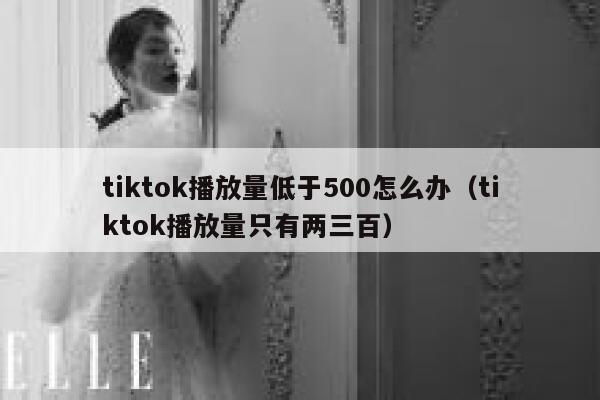 tiktok播放量低于500怎么办（tiktok播放量只有两三百） 第1张