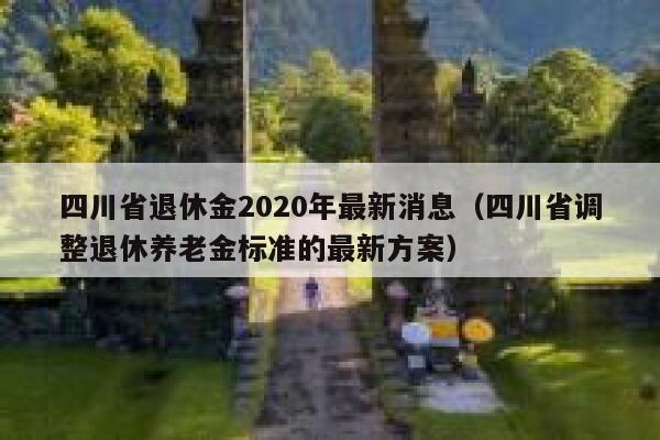 四川省退休金2020年最新消息（四川省调整退休养老金标准的最新方案） 第1张