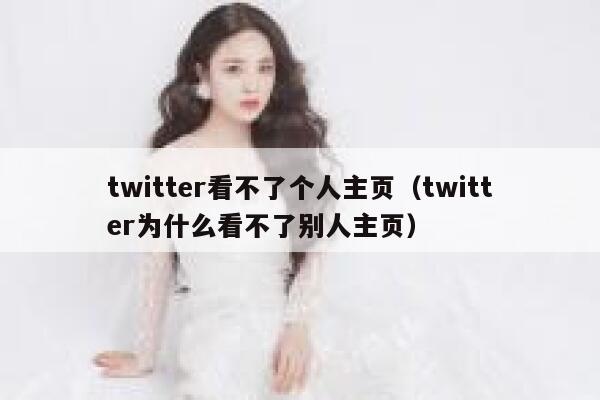 twitter看不了个人主页(twitter为什么看不了别人主页) 第1张 twitter看不了个人主页(twitter为什么看不了别人主页) 第1张