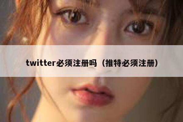 twitter必须注册吗（推特必须注册） 第1张