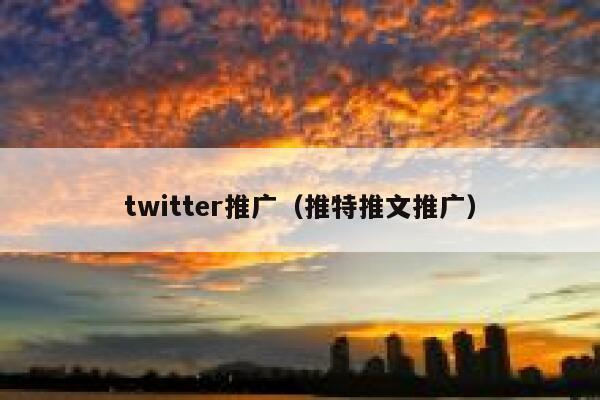 twitter推广(推特推文推广) 第1张 twitter推广(推特推文推广) 第1张
