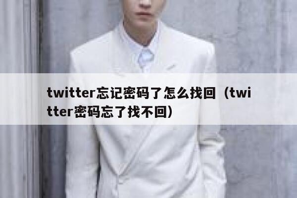 twitter忘记密码了怎么找回（twitter密码忘了找不回） 第1张