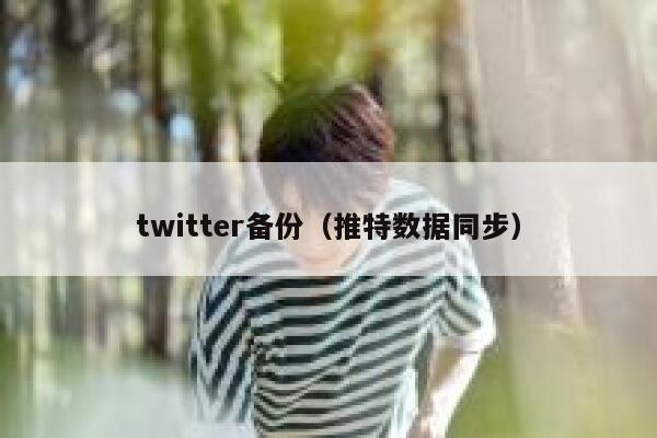 twitter备份（推特数据同步） 第1张