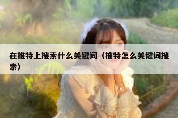 在推特上搜索什么关键词（推特怎么关键词搜索） 第1张
