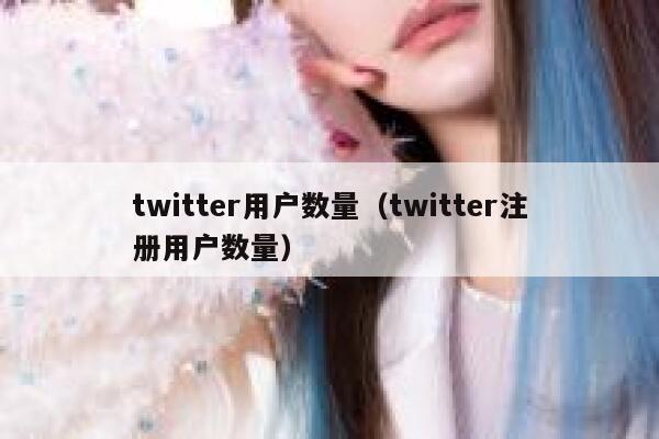 twitter用户数量（twitter注册用户数量） 第1张
