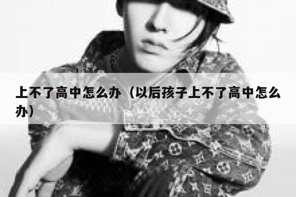 上不了高中怎么办（以后孩子上不了高中怎么办） 第1张