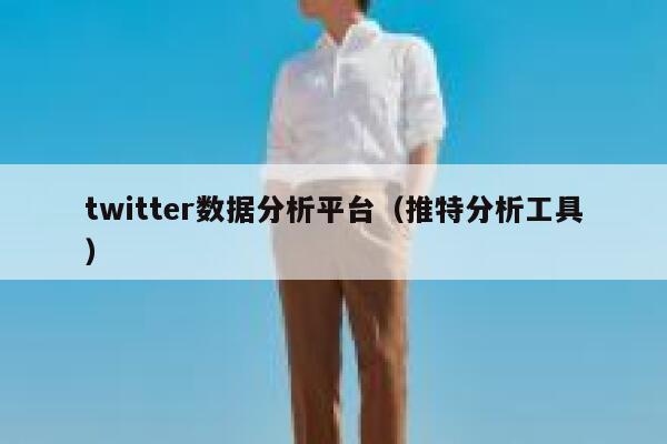 twitter数据分析平台（推特分析工具） 第1张