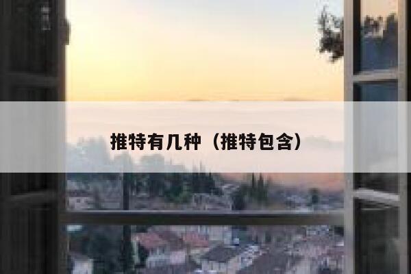 推特有几种（推特包含） 第1张