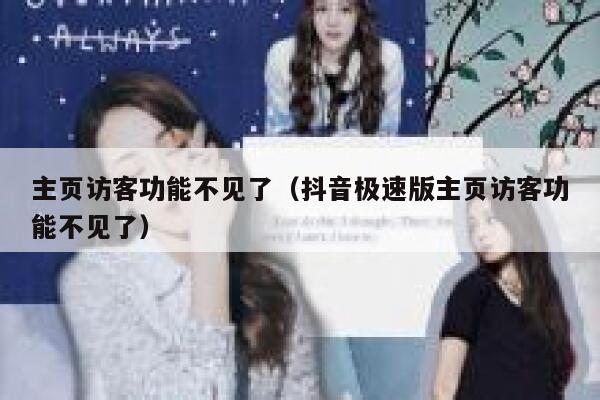 主页访客功能不见了（抖音极速版主页访客功能不见了） 第1张