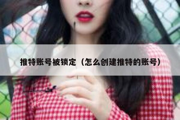 推特账号被锁定（怎么创建推特的账号） 第1张