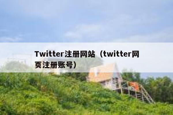 Twitter注册网站（twitter网页注册账号） 第1张