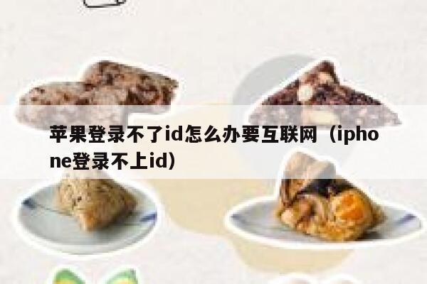 苹果登录不了id怎么办要互联网（iphone登录不上id） 第1张
